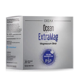 Ocean Extramag Magnezyum Sitrat 250 mg + P5p 30 Saşe