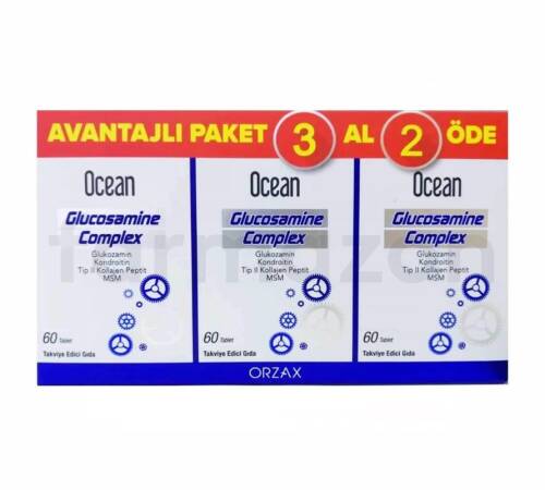 Ocean Glukozamin Kompleks 60 Tablet - 3 Al 2 Öde - 1
