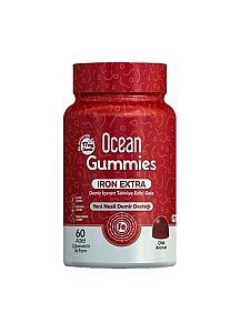 Ocean Gummies Iron Extra Çiğnenebilir Jel Form 60 Adet