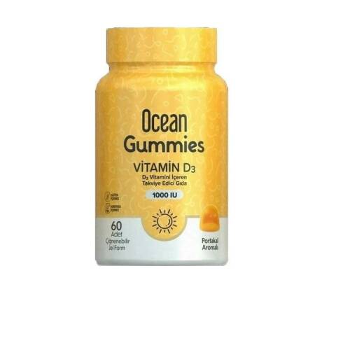 Ocean Gummies Vitamin D3 60 Çiğneme Form - 1