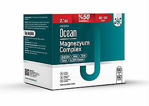 Ocean Magnezyum Complex 60+60 Tablet - İkincisi %50 İndirimli