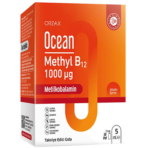 Ocean Methyl B12 1000 mcg Dilaltı Spreyi 5 ml - 1