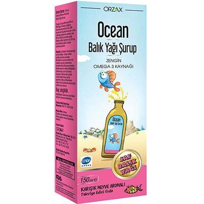 Ocean Omega 3 Karışık Meyveli Balık Yağı Şurubu 150 ml - 1