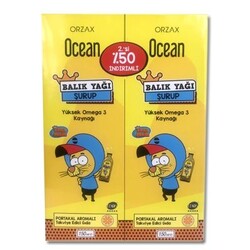 Ocean Omega 3 Portakallı Balık Yağı Şurubu Kral Şakir 150 ml İkincisi %50 İndirimli - Ocean