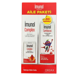 İmunol Complex 30 Tablet + İmunol Sambucus 150 ml - Aile Paketi