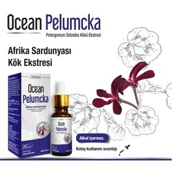 Ocean Pelumcka Oral Damla 20 ml (Afrika Sardunyası Kökü Ekstresi) - 2