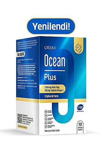 Ocean Plus Omega 3 1200 mg 50 Kapsül - 1