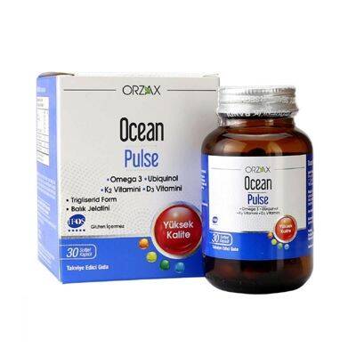 Ocean Pulse 30 Softjel Kapsül (Omega 3 - K2 - D3 - Ubiquinol) - 1