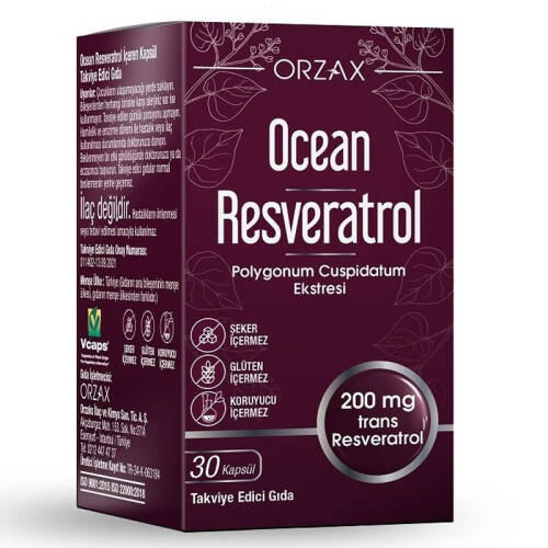 Ocean Resveratrol 200 mg 30 Kapsül - 1