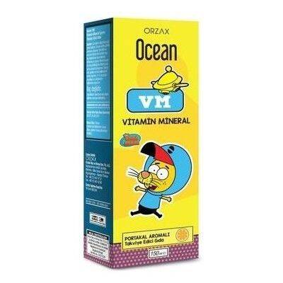 Ocean VM Portakal Aromalı Şurup Kral Şakir 150 ml - 1