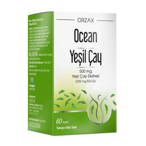 Ocean Yeşil Çay Ekstresi 60 Kapsül - 1