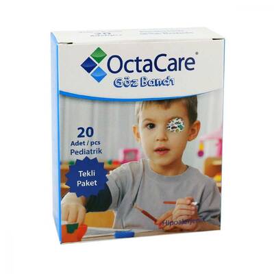 Octacare Pediatrik Göz Bandı Erkek 5*6.2cm 20li (51602) - 1