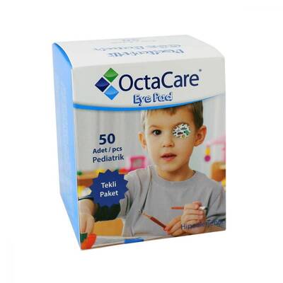 Octacare Pediatrik Göz Bandı Erkek 5*6.2cm 50li (51605) - 1