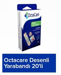 Octacare Yara Bandı Desenli 20'li