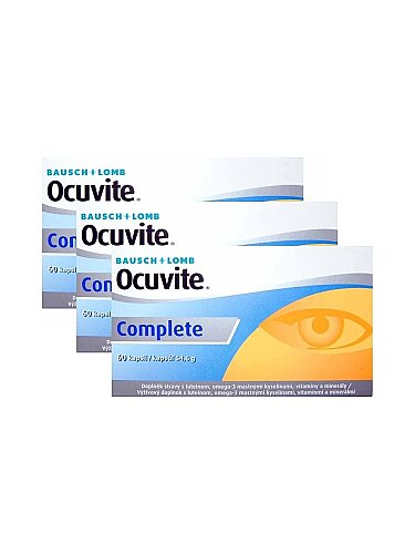 Ocuvite Complete Bausch & Lomb 60 Kapsül 3 lü Paket - 1