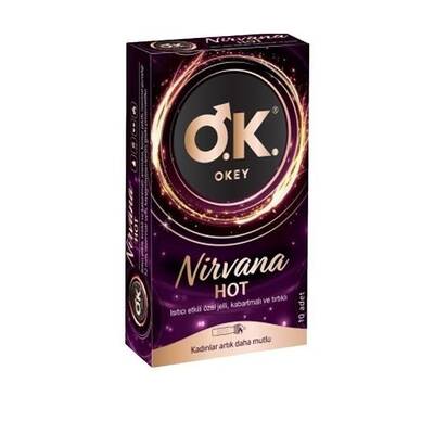Okey Nirvana Hot Prezervatif 10 Adet - 1