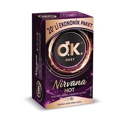Okey Nirvana Hot Prezervatif 20 Adet