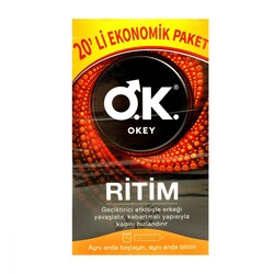 Okey Ritim Prezervatif Ekonomik Paket 20 Adet