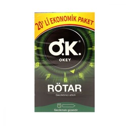 Okey Rötar Prezervatif Ekonomik Paket 20 Adet
