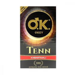 Okey Tenn Kabartmalı Prezervatif 8 Adet