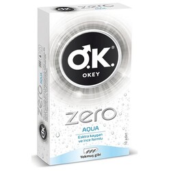 Okey Zero Aqua Prezervatif 10 Adet