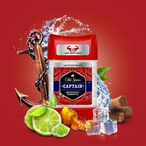 Old Spice Deo Clear Gel Captain 70 ml - 3