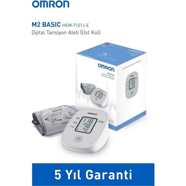 Omron M2 Basic HEM-7121J-E Intellisense Koldan Tansiyon Ölçer - 1