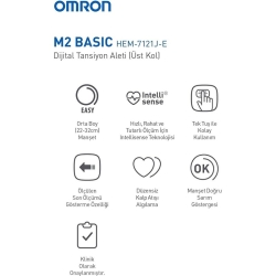 Omron M2 Basic HEM-7121J-E Intellisense Koldan Tansiyon Ölçer - 3