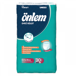 Önlem Hasta Bezi Emici Külot 3 Damla Orta Boy Medium 30 Adet