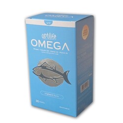 Optilife Omega3 · Koenzım Q10 · Vitamin D3· Vitamin K2 30 Kapsül