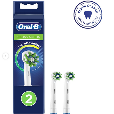 Oral-B Cross Action Diş Fırçası Yedek Başlığı 2'li - 1