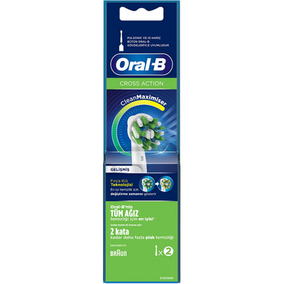 Oral-B Cross Action Diş Fırçası Yedek Başlığı 2'li - 2