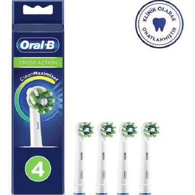 Oral-B Cross Actıon Diş Fırçası Yedek Başlığı 4'lü - 1