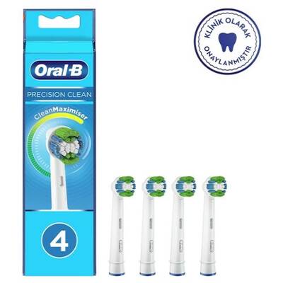 Oral-B Diş Fırçası Yedek Başlığı Precision Clean 4'lü - 1