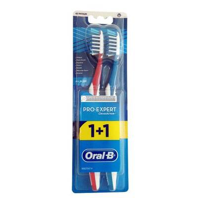 Oral-B Pro Expert All In One 40 Medium Diş Fırçası 1+1 - 1