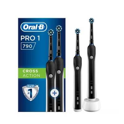 Oral-B Pro1 790 Black Edition 1 + 1 Elektrikli Diş Fırçası - 1