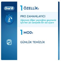 Oral-B Pro1 790 Black Edition 1 + 1 Elektrikli Diş Fırçası - 3