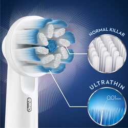 Oral-B Şarjlı Diş Fırçası Yedek Başlık Sensitive Clean 4'lü - 3