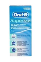 Oral-B Super Floss Diş İpi 50 Adet - İthal