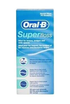 Oral-B Super Floss Diş İpi 50 Adet - İthal - 1
