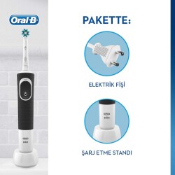 Oral-B Vitality 100 Cross Action Şarjlı Diş Fırçası Black - 2