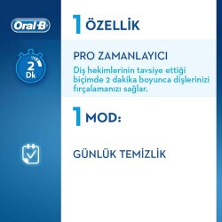 Oral-B Vitality 100 Cross Action Şarjlı Diş Fırçası Black - 3