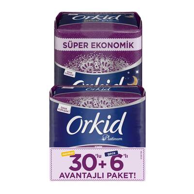 Orkid Platinum Normal 30'lu + Orkid Platinum Gece 6'lı Avantaj Paket - 1