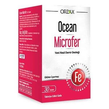 Orzax Ocean Microfer Takviye Edici Gıda 30 Tablet - 1