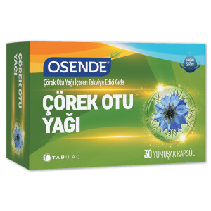 Osende Çörekotu Yağı 900 mg 30 Kapsül