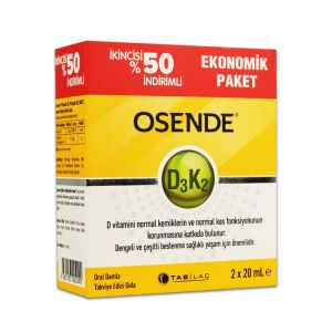 Osende D3K2 Damla 20 ml - İkincisi %50 İndirimli