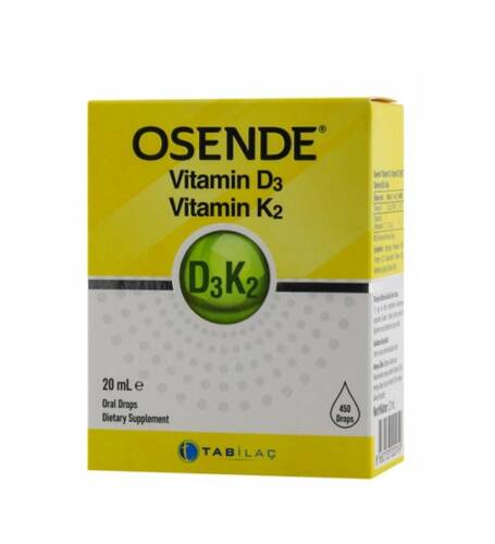 Osende Vitamin D3 K2 Damla 20 ml - 1