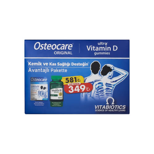 Osteocare 30 Tab. Bones + Ultra Vitamin Gummies 1000 IU - 1