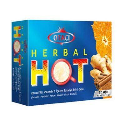 Otacı Herbal Hot Takviye Edici Gıda 12 Saşe - 1