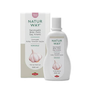 OTACI Naturway Sarımsaklı Bitki Özü Saç Kremi Kokusuz